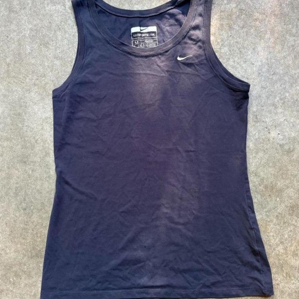 Vintage Y2K Nike black tank top Women's Size Medium